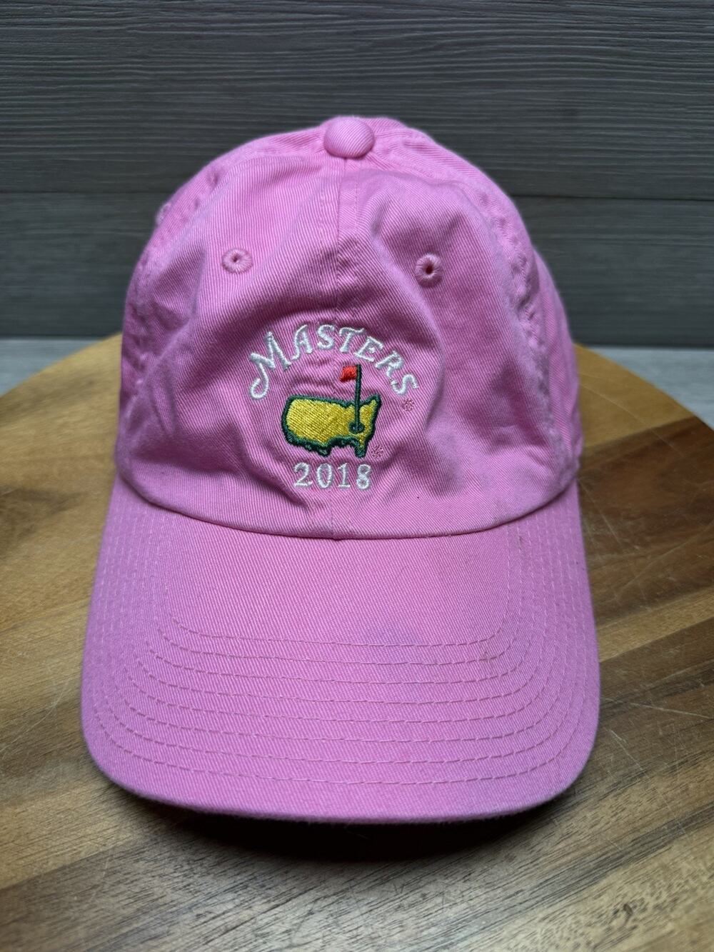 Masters 2018 American Needle Hat Cap Strap Back Pink Augusta National Golf